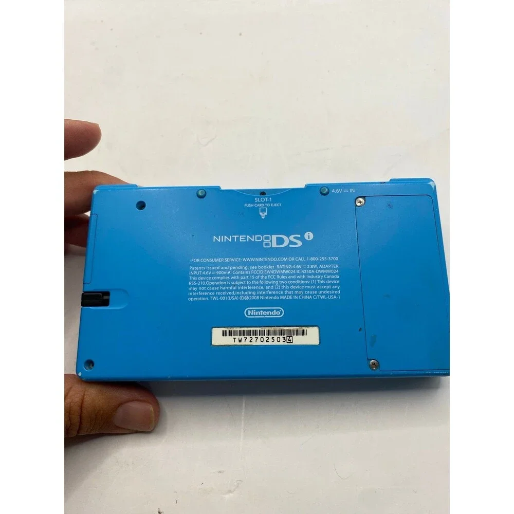 Nintendo DSi Teal Blue Bundle W/ Stylus Tested & Working